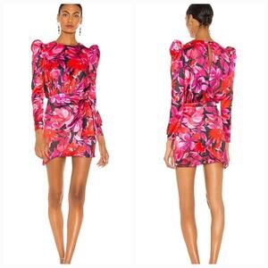 NBD Levigne Mini Dress in Dark Floral XS